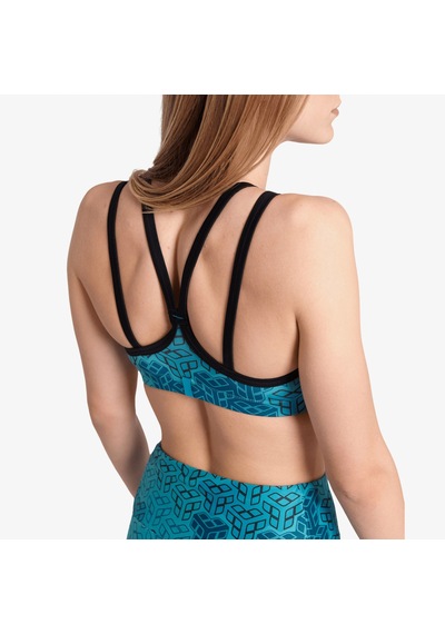 Arena Seamless Tank Kadın Mavi Bra - 005719 Mavi
