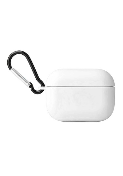 Forzacase Apple Uyumlu AirPods Pro 3 İle Anahtar Askılıklı Bluetooth Kulaklık Kılıfı - Fc1125 Beyaz
