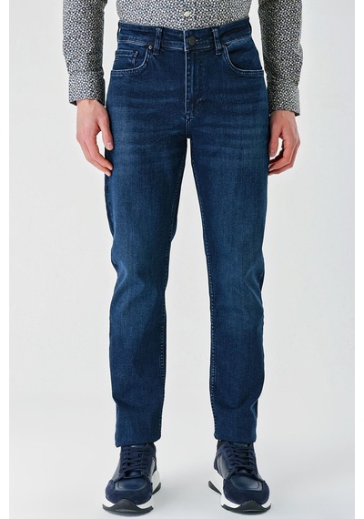Lacivert Gabardin Pamuklu 5 Cepli Slim Fit Dar Kesim Casual Denim Pantolon 1023240152-lacivert Lacivert Lacivert Gabardin Pamuklu 5 Cepli Slim Fit Dar Kesim Casual Denim Pantolon 1023240152-lacivert Lacivert