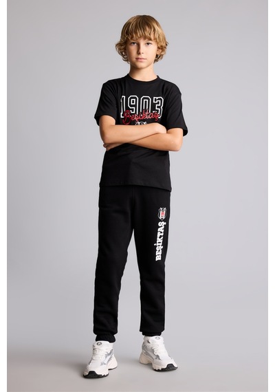 Defacto Beşiktaş Baskılı Eşofman Altı Erkek Çocuk I6631a826wnbk81 Siyah-bk81