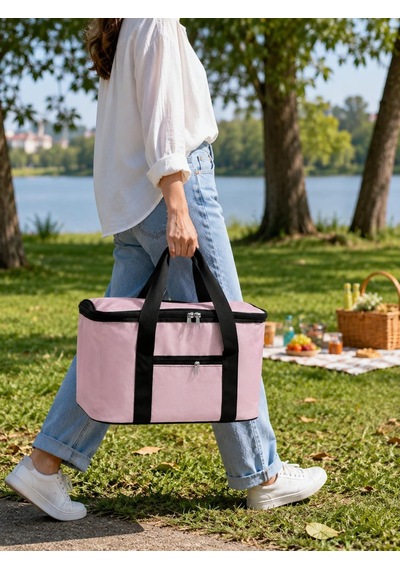 Lexroo Dordoi Pembe 22 Litre Termal Piknik Ve Taşıma Çantası