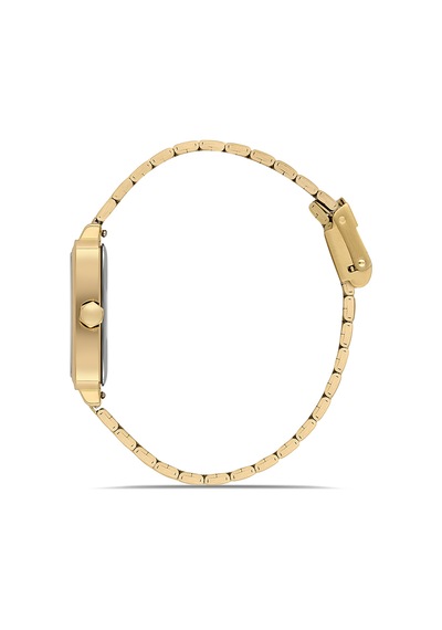 Ferro Fl21626awt-b Quartz Çift Kordonlu 22 Mm Kadın Kol Saati Altın