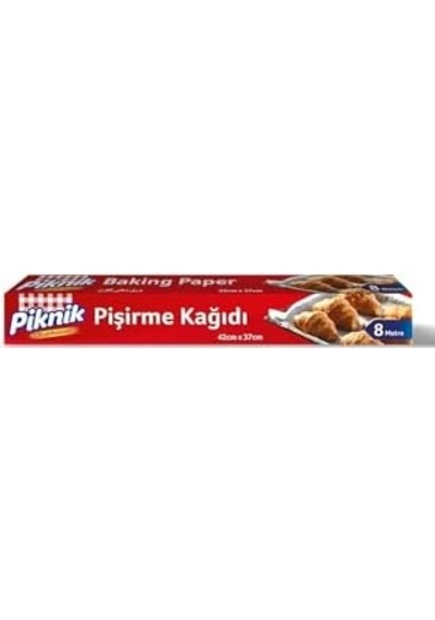 Piknik Gıda Ambalaj Pişirme Kağıdı 8 Metre 1409
