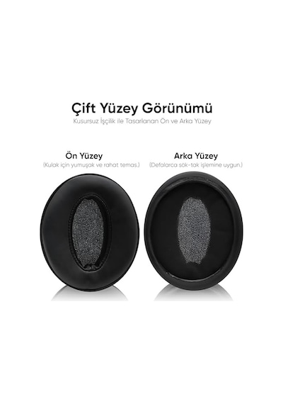 Sennheiser İle Uyumlu Kulaklık Pedi Hd 4.50bt - Hd 4.50btnc - Hd 4.50se - Hd 4.40bt - Hd 4.30g - Hd 4.20s - Hd 458bt - Hd 450 - Hd 450bt - Hd 400s - Hd 350bt