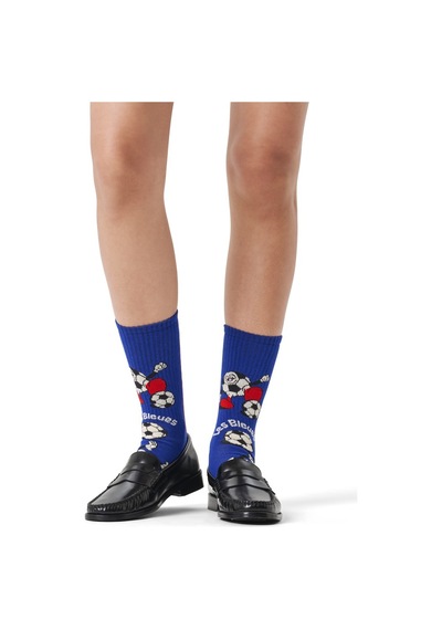 Happy Socks Team France Football Günlük Unisex Çorap Çok Renkli