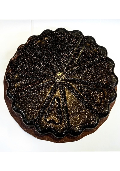 Döküm Granit Kek Kalıbı 28 Cm Kahve