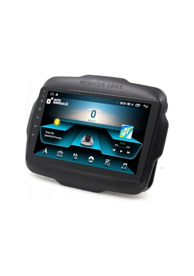 Jeep Renegade Araç Multimedya Android Ekran Carplay Navigasyon Double Teyp 4+64 9" 14-19 Black Navımex