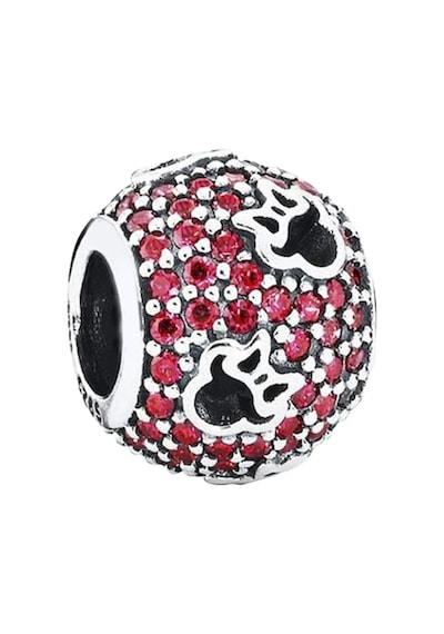 Nur Silver Mickey Mouse Yuvarlak Gümüş Charm Nur-bl00093