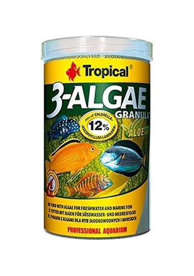 Tropical 3 Algae Granulat 100gr Kovadan Bölme