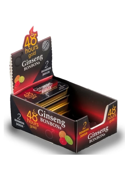 48 Hours Ginseng Bonbon Gizli Gönderim 12 Kutu 24 Adet