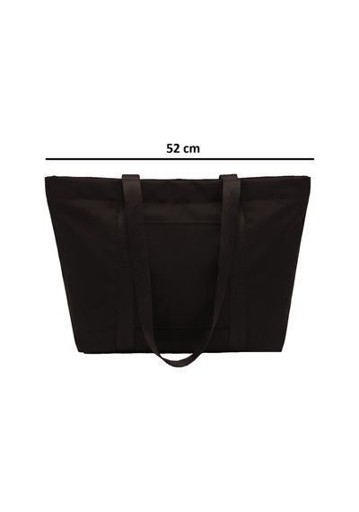 Tuttobene Trendy Siyah Tote Omuz Çantası Xl Boy Tb022