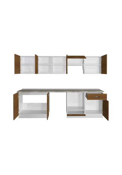 Decoraktiv Elite 280 Ankastre Fırın Modüllü Mdf Hazır Mutfak Dolabı - Tezgah Dahil - Naturel Ceviz Decoraktiv Elite 280 Ankastre Fırın Modüllü Mdf Hazır Mutfak Dolabı - Tezgah Dahil - Naturel Ceviz