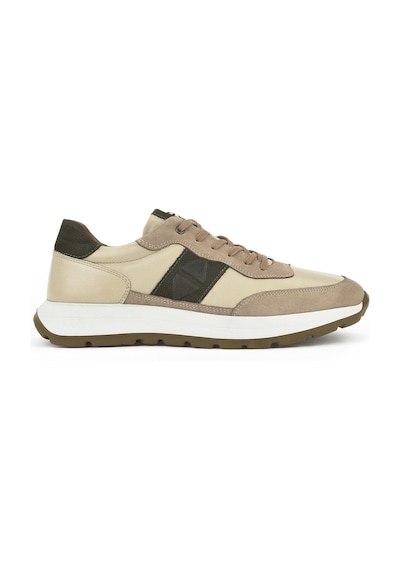 Ziya, Erkek Hakiki Deri Sneaker 1531037z2417 Bej 1531037z2417 340 Bej