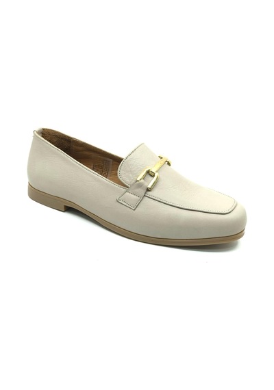 Ayakdaş 3727 Kadın Loafer Deri Babet Ayakkabı Nut