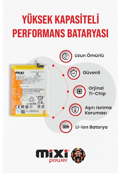 Xiaomi Poco M4 5g/ Redmi Note 11e / Poco M5 Uyumlu Tam Kapasite Batarya