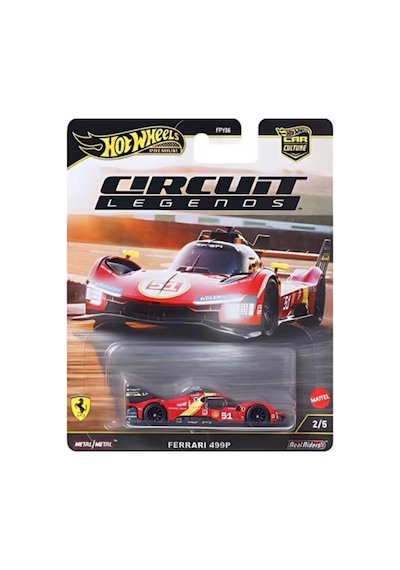 Hot Wheels Ferrari 499p Car Culture Circuit Legends Premium Oyuncak Araba Çok Renkli