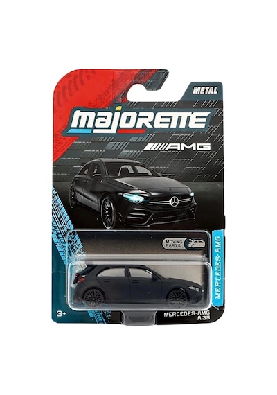 Majorette Mercedes-amg A 35 Mat Siyah Metal Diecast Model Araba Çok Renkli