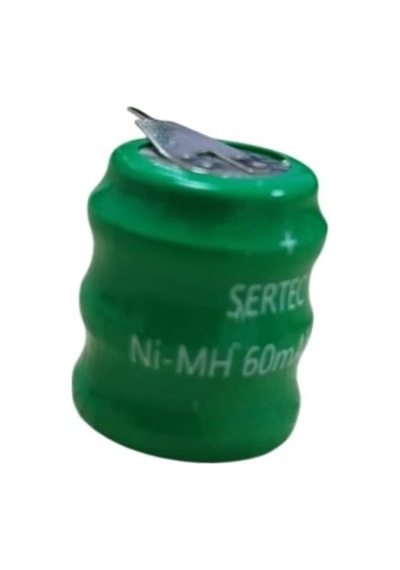 Sertec - 3.6v 3s1p 60 Mah 2 Pin Nı-mh Buton Pil Evimdeyokyok