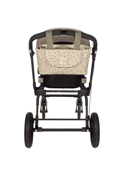 Walking Mum Poppy Bebek Arabası Kalpli Organizer Çanta Moss Yeşil