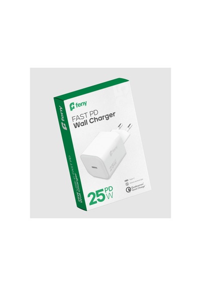 Feny Fn-c25, 25w, Type-c, Akıllı Isı Kontrol Chip, Qualcomm Quick Charge 3.0, Şarj Adaptörü