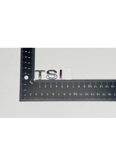 Volkswagen Jetta 2005 - 2010 Tsi Tek Kırmızı Arka Bagaj Yazısı Set