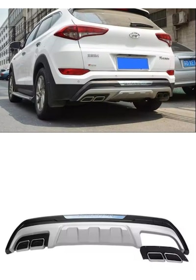 Hyundai Tucson Arka Tampon Koruması 2015-2018 Arası Uyumlu