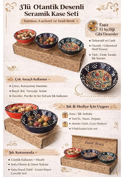 Kabartma Desenli El Boyaması Seramik Kase Seti, 3 Lü Renkli Çini Motifli Dekoratif Sunum Kaseleri, Kahvaltı, Meze, Çerez Ve Servis İçin Çok Amaçlı El Yapımı Kase Takımı Çok Renkli Kabartma Desenli El Boyaması Seramik Kase Seti, 3 Lü Renkli Çini Motifli Dekoratif Sunum Kaseleri, Kahvaltı, Meze, Çerez Ve Servis İçin Çok Amaçlı El Yapımı Kase Takımı Çok Renkli