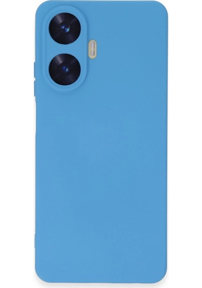 Uryport Realme C55 Kılıf Nano İçi Kadife Silikon - Mavi