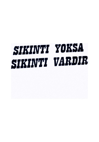 Sıkıntı Yoksa Sıkıntı Vardır Oto Sticker 15 5 Cm