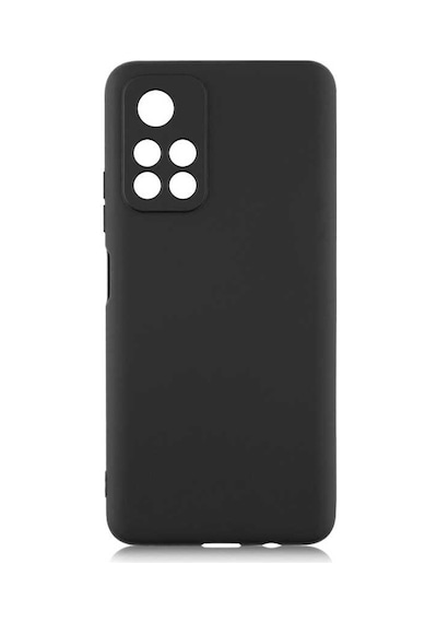 Noktaks - Xiaomi Uyumlu Xiaomi Poco M4 Pro 5g - Kılıf Mat Renkli Esnek Premier Silikon Kapak - Siyah