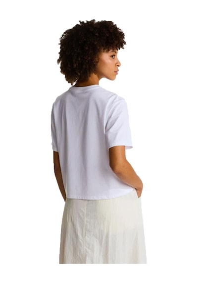 The North Face W Evolution Simple Dome Crop Ss Kadın T-shirt Beyaz