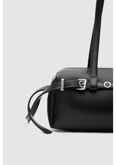 Shule Bags Boop Baget Çanta Siyah Siyah