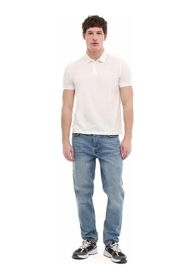 Lumberjack Erkek Polo Yaka Tişört Mb Ct953 Beyaz