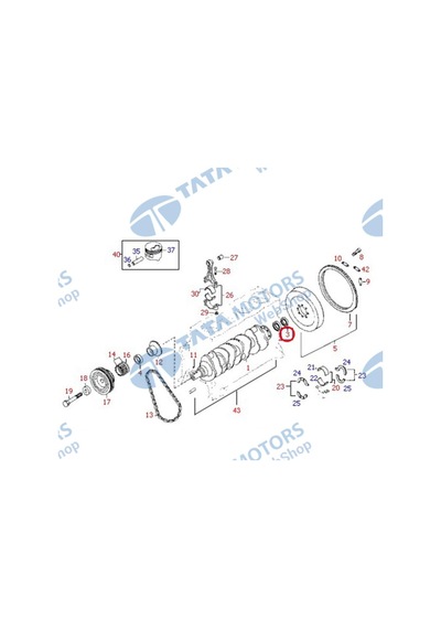 Tata Telcoline Xenon Arka Krank Kece
