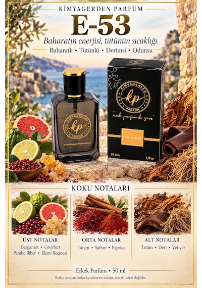 KP E-53 Erkek Parfüm EDP 50 ML