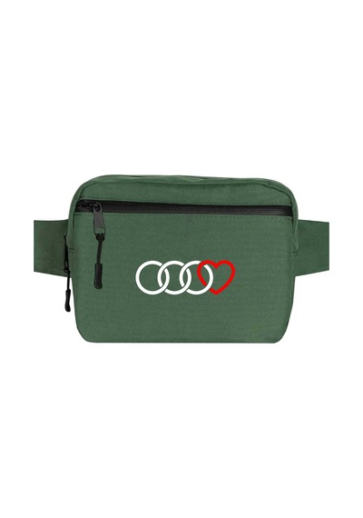 3 Audi Rings Hearth Yeşil Bel Çantası