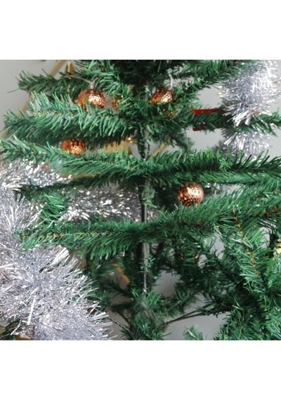 T.concept Yılbaşı Çam Ağacı 150 Cm Boy, 240 Dal, Noel Yılbaşı Dekorasyonu, Plastik Ayaklı, Kutulu