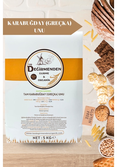 Karabuğday (Greçka) Unu (Gluten İçermez) - 10 Kilo
