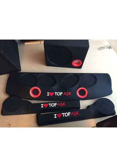 Tofaş Uyumlu Doğan Polyester Ceplik + Pandizot 2Port Kabartma Takım