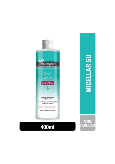 Skin Detox Üç Etkili Micellar Water, 400 Ml