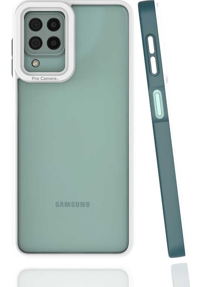 Zore Galaxy Uyumlu M32 Kılıf Mima Kapak - Koyu Yeşil Koyu Yeşil
