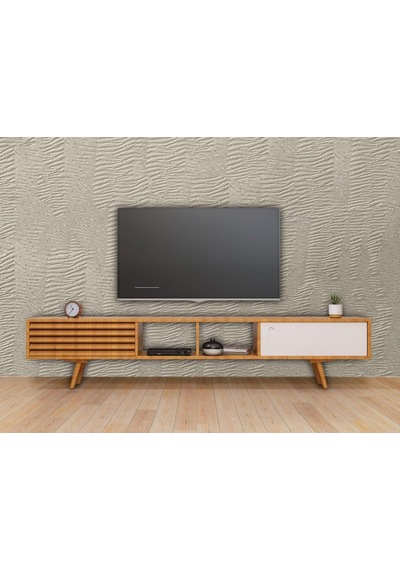 3d Duvar Paneli Boyanabilir Dekota 60x120 Cm/duvar Kağıdı Desenli 2'li Paket-1,44 M²