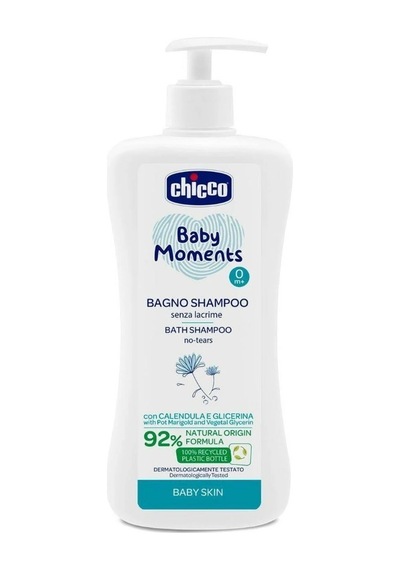 Chicco Baby Moments Göz Yakmayan Yenidoğan Saç Ve Vücut Şampuanı 500 Ml