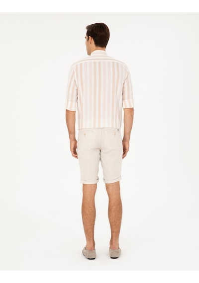 Pierre Cardin Erkek Bej Şort / Bermuda 50288507-vr011 Bej
