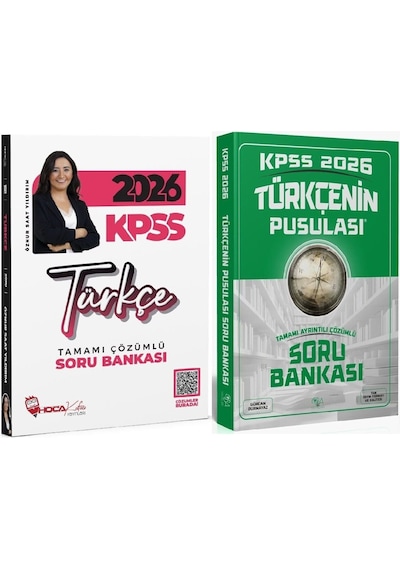 Hoca Kafası + Cba Kpss Türkçe Soru Bankası 2 Li Set - Öznur Saat Yıldırım Hoca Kafası + Cba Yayınları