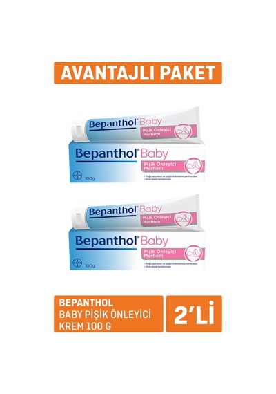 Bepanthol Baby Pişik Önleyici Krem 100 G X 2 Adet Tarı
