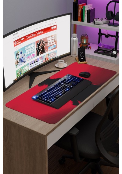 V For Vendetta 2 V1 90x40 Xxl Gaming Kauçuk Kaymaz Taban Mouse Pad Fare Altlığı