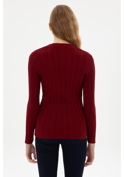 U.s. Polo Assn. Kadın Bordo Hırka Triko 50313580-vr014 Bordo