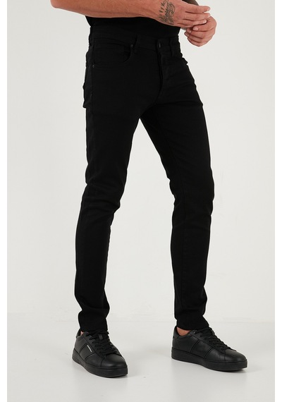 Buratti Streç Pamuklu Slim Fit Normal Bel Dar Paça Jeans Erkek Kot Pantolon 1115C01Napoli Siyah Buratti Streç Pamuklu Slim Fit Normal Bel Dar Paça Jeans Erkek Kot Pantolon 1115C01Napoli Siyah