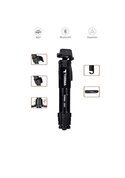Torima 8850 Profesyonel 1.2 M Su Terazili Kamera Tripod